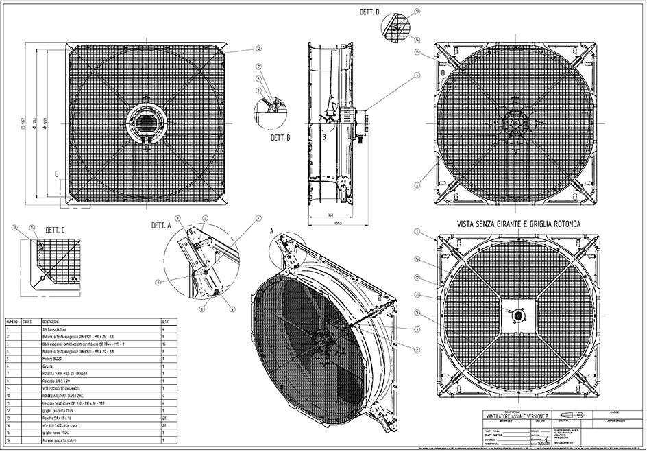 Dimensions AFG Model B